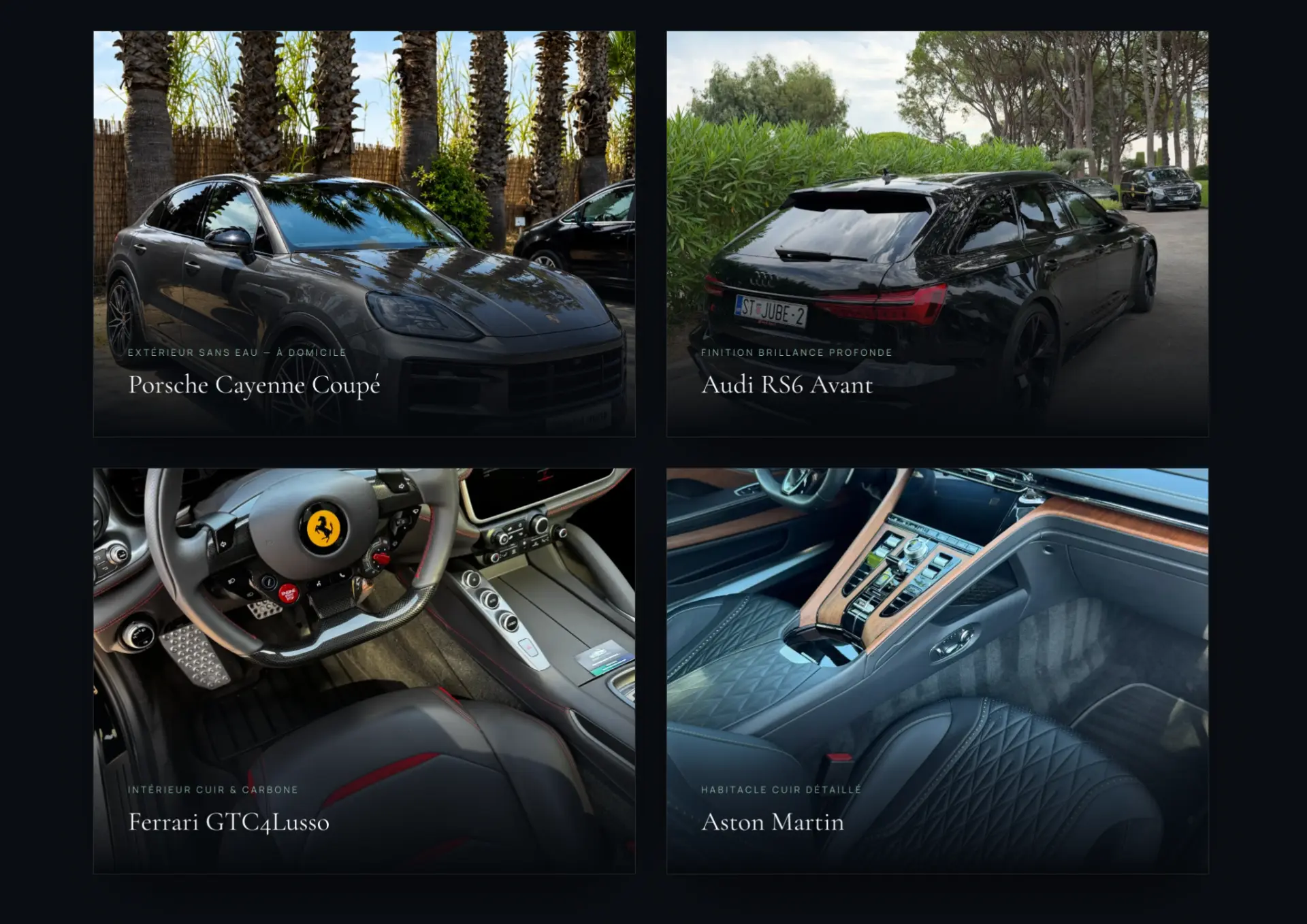Galerie de réalisations automobiles de Golfe Auto Clean