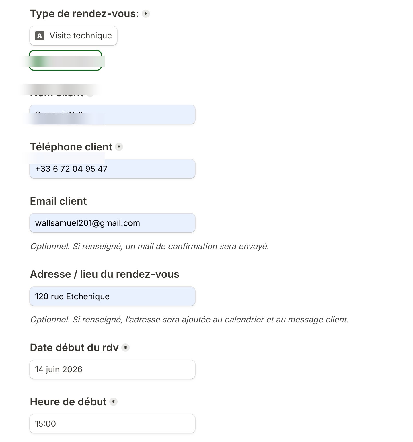 Formulaire Paclim anonymisé
